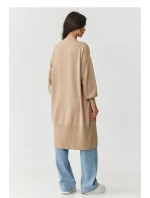 Sveter na gombíky model 218105 Makadamia