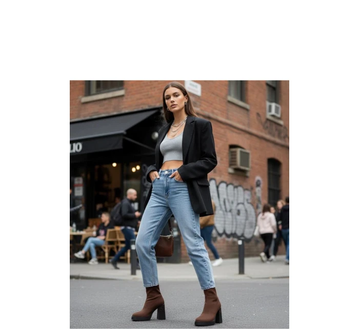 Topánky na podpätku model 222036 Solea