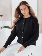 Dámsky sveter na zips SELINA čierny FashionStreet MY2512