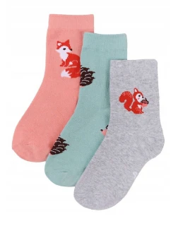 YOCLUB Jazzy Girls ponožky SKA-0006 A'3 27-38