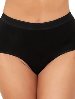 Dámske nohavičky Fiore maxi black - ITALIAN FASHION