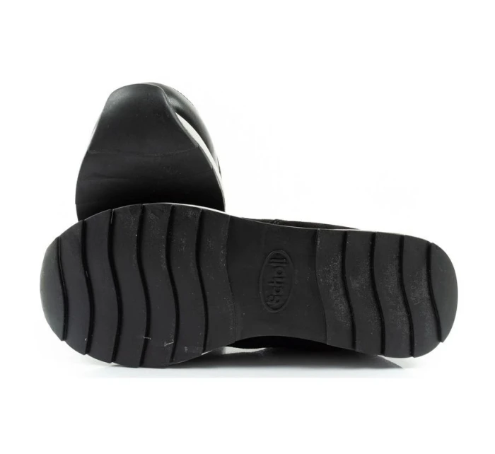 Scholl Beverly Bootie dámske členkové topánky čierne kožené dámske