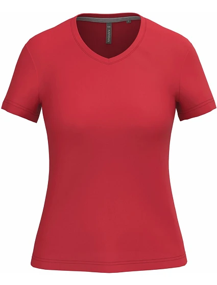 K Dámské tričko s výstřihem do V 20.K red model 22508272 - Kariban K Dámské tričko s výstřihem do V 20.K red model 22508272 - Kariban
