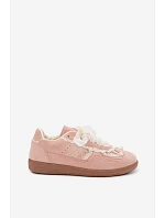 Dámské tenisky s krajkou růžové model 22107030 - Boto