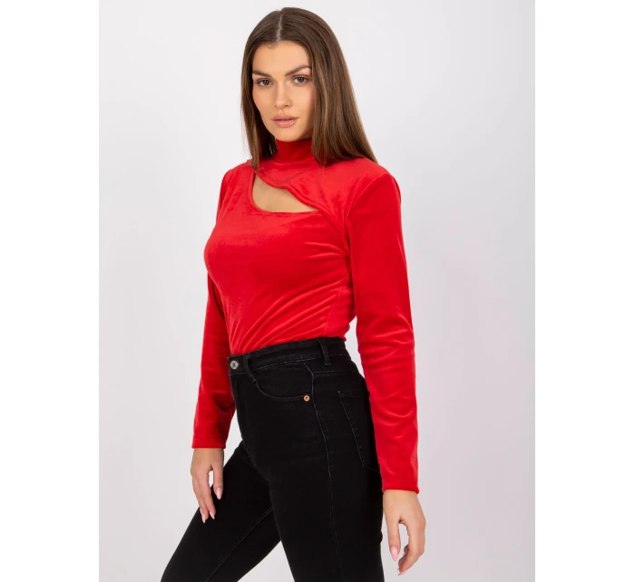 Halenka DHJ BZ model 17041705 červená - FPrice Halenka DHJ BZ model 17041705 červená - FPrice