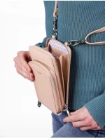 Dámska crossbody peňaženka Vuch Rosia Beige Dámska crossbody peňaženka Vuch Rosia Beige