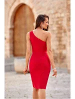 Večerní šaty model 20748600 červené - Roco Fashion Večerní šaty model 20748600 červené - Roco Fashion