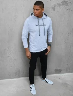 Pánska sivá mikina FashionStreet BX5456 Pánska sivá mikina FashionStreet BX5456