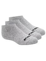 Skechers, 3 ks, unisex, bez froté, neviditeľné ponožky S114041-020, sivé, veľkosti 39–42 Skechers, 3 ks, unisex, bez froté, neviditeľné ponožky S114041-020, sivé, veľkosti 39–42