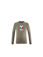 Pánske tričko MILLET M CHAMONIX TRI TS LS, hnedé