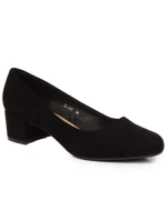 W černé semišové lodičky s model 19443130 - SERGIO LEONE