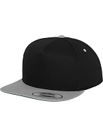 Flexfit 6007/6007T 5-panelová čiapka typu Snapback 55.6007 čierna/strieborná Flexfit 6007/6007T 5-panelová čiapka typu Snapback 55.6007 čierna/strieborná