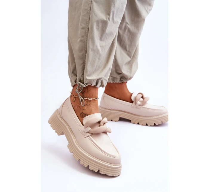 Kožené boty Big Star Béžová model 21618136 - Big Star Shoes