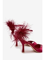 Sandály Na Podpatku S Bordové model 21757820 - Boto