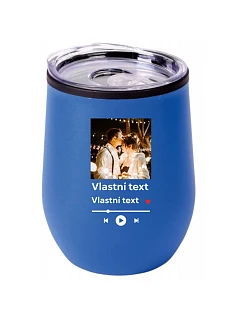 Personalizovaný cestovný termohrnček „BOWL“ s motívom prehrávača