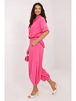 Šnúrové nohavice model 226232 Taliansko Moda Šnúrové nohavice model 226232 Taliansko Moda