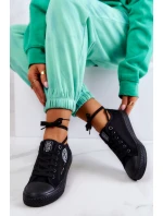 Dámské tenisky BIG STAR model 21575224 Černé - Big Star Shoes Dámské tenisky BIG STAR model 21575224 Černé - Big Star Shoes