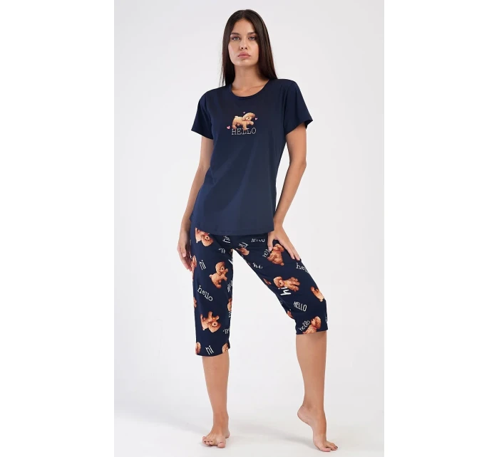 Dámske capri pyžamo Dominika Dámske capri pyžamo Dominika