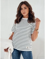 Dámské pruhované tričko námořnická modř Dstreet model 21976446 - FashionStreet