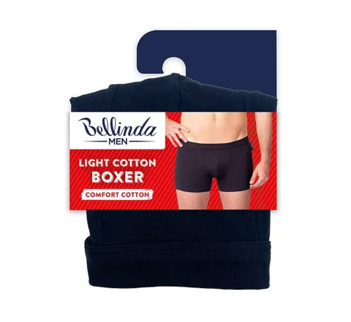 Pánske boxerky LIGHT COTTON BOXER - BELLINDA - Black