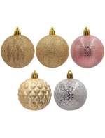 BOMBKA DEKORACYJNA PLASTIKOWA SET 35  RÓŻOWY model 21832993