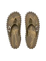 Pánske žabky Gumbies ISLANDER FLIP-FLOP PALM LEAF KHAKI