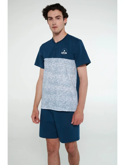 Pyžamo s knoflíkovou légou model 19698512 - Vamp