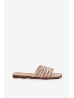 Klasické Dámské Plážové Pantofle Béžové model 21688725 - Boto