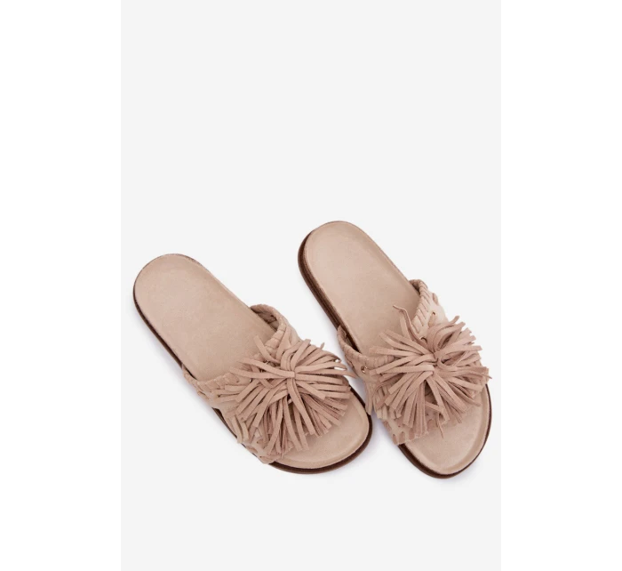 Dámské pantofle Béžové S model 21937747 - Boto