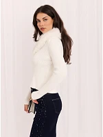 Sweter IR SW model 22401162 ecru - FPrice Sweter IR SW model 22401162 ecru - FPrice