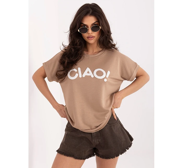 Bluzka RV BZ model 22097721 ciemny bezowy - FPrice