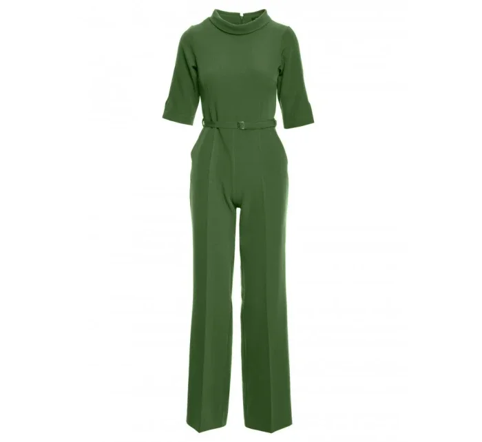 M463 Kombinéza so stojačikom - zelená