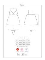 košilka babydoll  model 8404989 - Obsessive