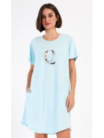 Dámské domácí šaty s krátkým rukávem Queen