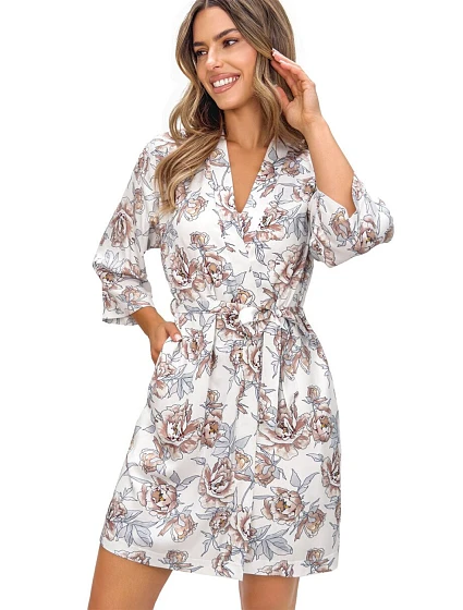 Krátky župan model 228613 Donna Krátky župan model 228613 Donna