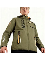 Geographical Norway Softshellová bunda Royaute DB 068 M WY1996H/GN-Kaki / Orange pánska