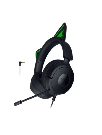 Razer Gaming Kraken Kitty V3 X Káblové slúchadlá do uší s mikrofónom Black Razer Gaming Kraken Kitty V3 X Káblové slúchadlá do uší s mikrofónom Black