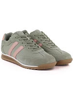 Dámské kožené sportovní polobotky zelené model 22116009 - McArthur