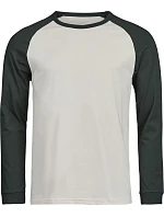 TJ Baseballové tričko s dlouhým rukávem "Unlabeled" 18. green model 22464863 - Tee Jays