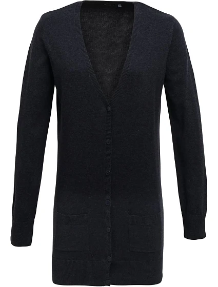 PR Dámský cardigan dlouhý 39.0 charcoal model 22484537 - Premier PR Dámský cardigan dlouhý 39.0 charcoal model 22484537 - Premier
