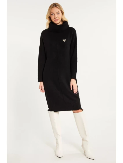 Dámské pletené šaty model 19358964 Černá - Monnari