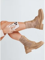 Dámské khaki boty Dstreet model 21971419 - FashionStreet