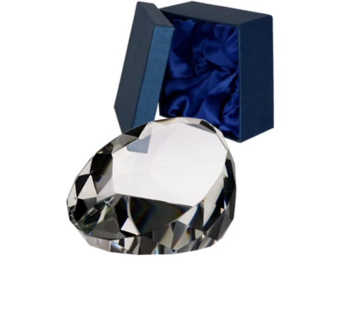 Sklenená trofej - krištáľový gombík