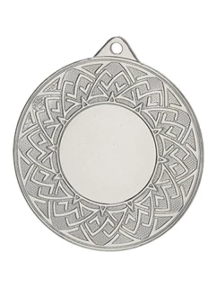 Medal srebrny ogólny z miejscem na emblemat 25 mm - stalowy