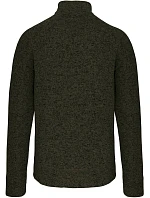 K Pánská melanžová pletená fleecová bunda 20. dark khaki melange model 22423033 - Kariban K Pánská melanžová pletená fleecová bunda 20. dark khaki melange model 22423033 - Kariban