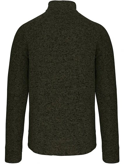 K Pánská melanžová pletená fleecová bunda 20. dark khaki melange model 22423033 - Kariban K Pánská melanžová pletená fleecová bunda 20. dark khaki melange model 22423033 - Kariban