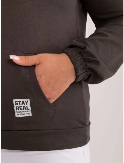 Mikina RV BL 8655 1.13X dark khaki