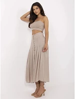 Dámska sukňa D73761M50187B béžová - Sublevel