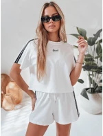 Dámská tepláková souprava LOVE SPORT bílá Dstreet model 21988896 - FashionStreet