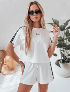 Dámská tepláková souprava LOVE SPORT bílá Dstreet model 21988896 - FashionStreet